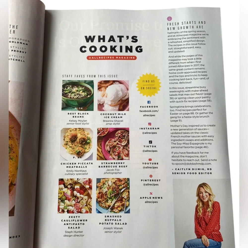 Allrecipes Magazine Spring 2025 Edition Recipes Cooking Home Kitchen Salads